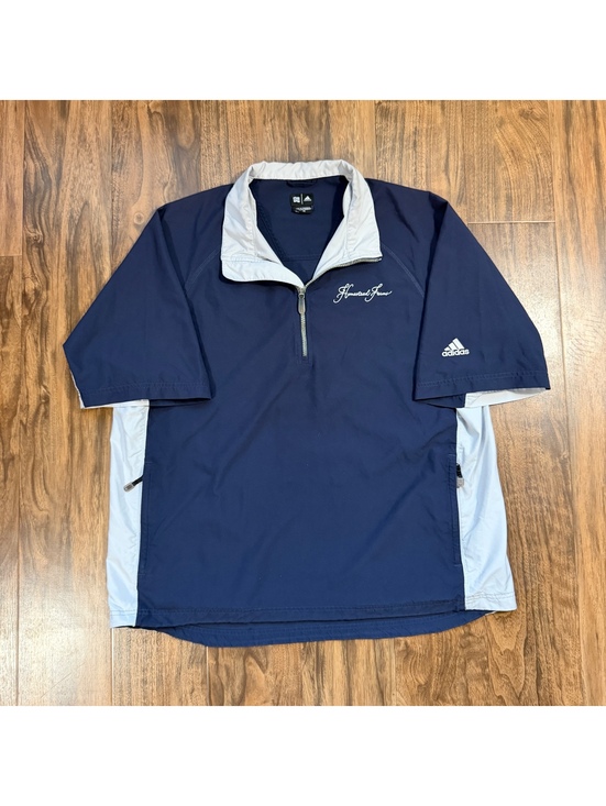adidas Originals Other - Vintage Adidas Mens ClimaShell Wind Short Sleeve Golf Jacket 1/4 Zip L Pullover